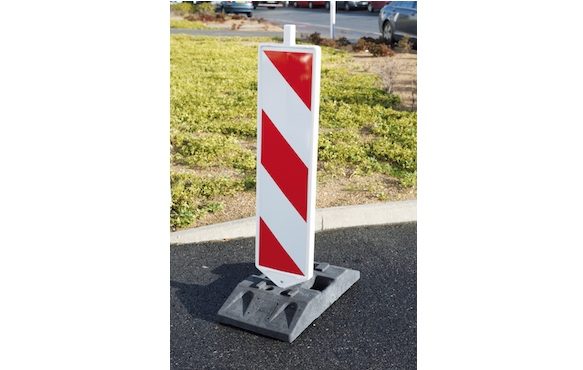 Lacroix City temporary plastoblock marker