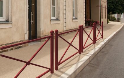 Barrière de ville traditionnelle en acier Lacroix City