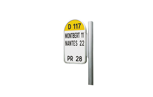 Aluminium Kilometre Distance Marker