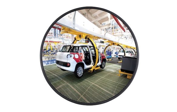 Private Roadway Mirrors for Urban Areas