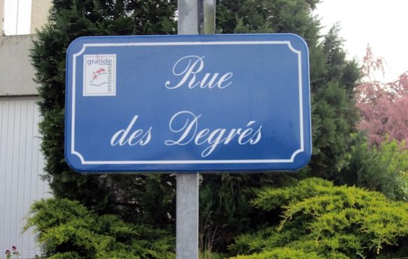 Lacroix City aluminium street sign