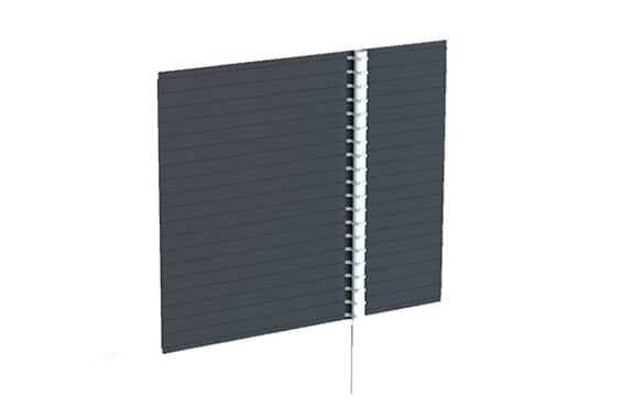 Panneau à lattes renforcée