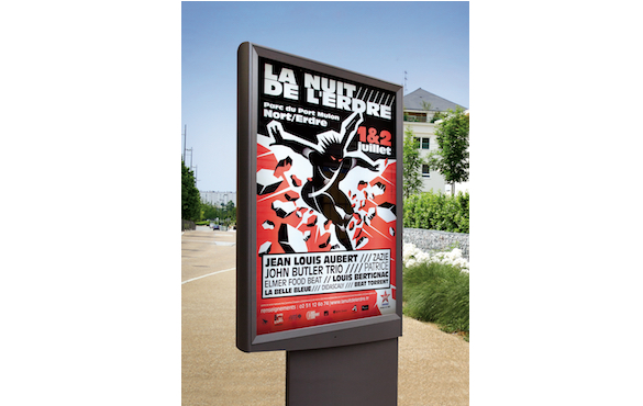 Lacroix City Variance luminous planimetric sign