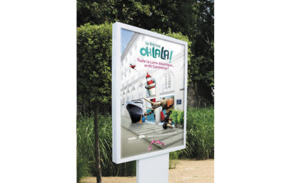 Lacroix City non-luminous planimetric sign