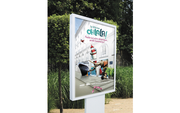 Lacroix City non-luminous planimetric sign