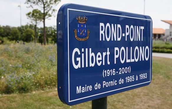 Lacroix City aluminium street placard