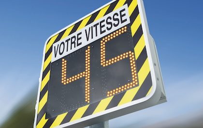 MÉTIS Radar Speed Sign