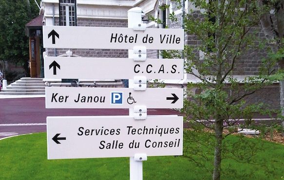 Signalétique monomât étoile Horizon